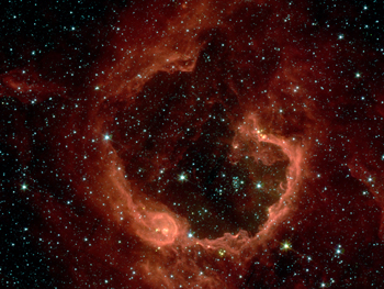  NASA/JPL-Caltech/E. Churchwell (Univ. of Wisconsin, Madison) 