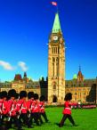 Canadian soldiers marching