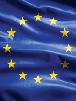 EU flag for Schuman Concept