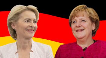 Angela Merkel and Ursula Von der Layen