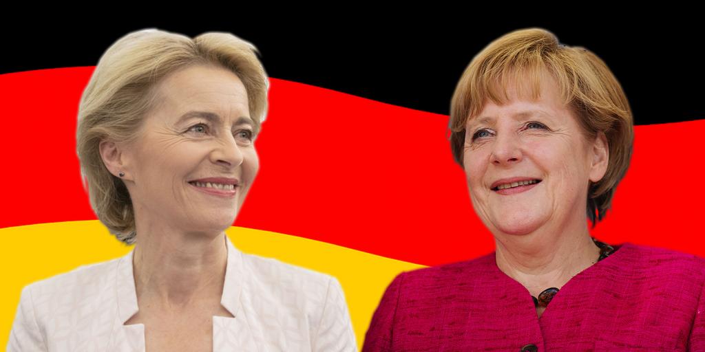 Angela Merkel and Ursula Von der Layen