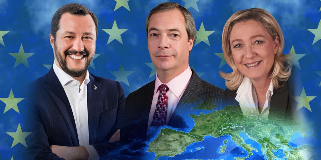 Le Pen, Salvini and Farage