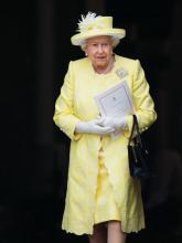 Queen Elizabeth II walking